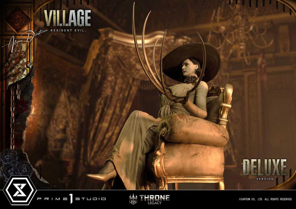 Resident Evil Village Throne Legacy Collection Alcina Dimitrescu (Deluxe Version) 1/4 Scale Statue Gallery Image 19