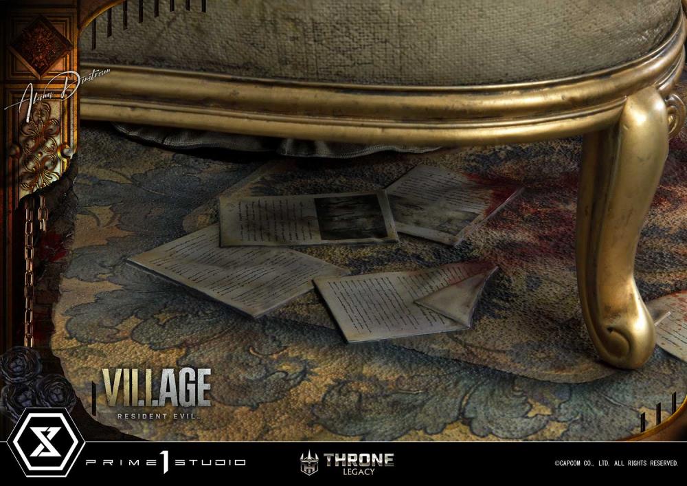 Resident Evil Village Throne Legacy Collection Alcina Dimitrescu (Deluxe Version) 1/4 Scale Statue Gallery Image 124