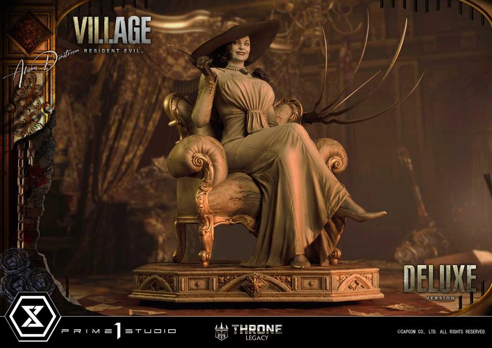 Resident Evil Village Throne Legacy Collection Alcina Dimitrescu (Deluxe Version) 1/4 Scale Statue Gallery Image 3