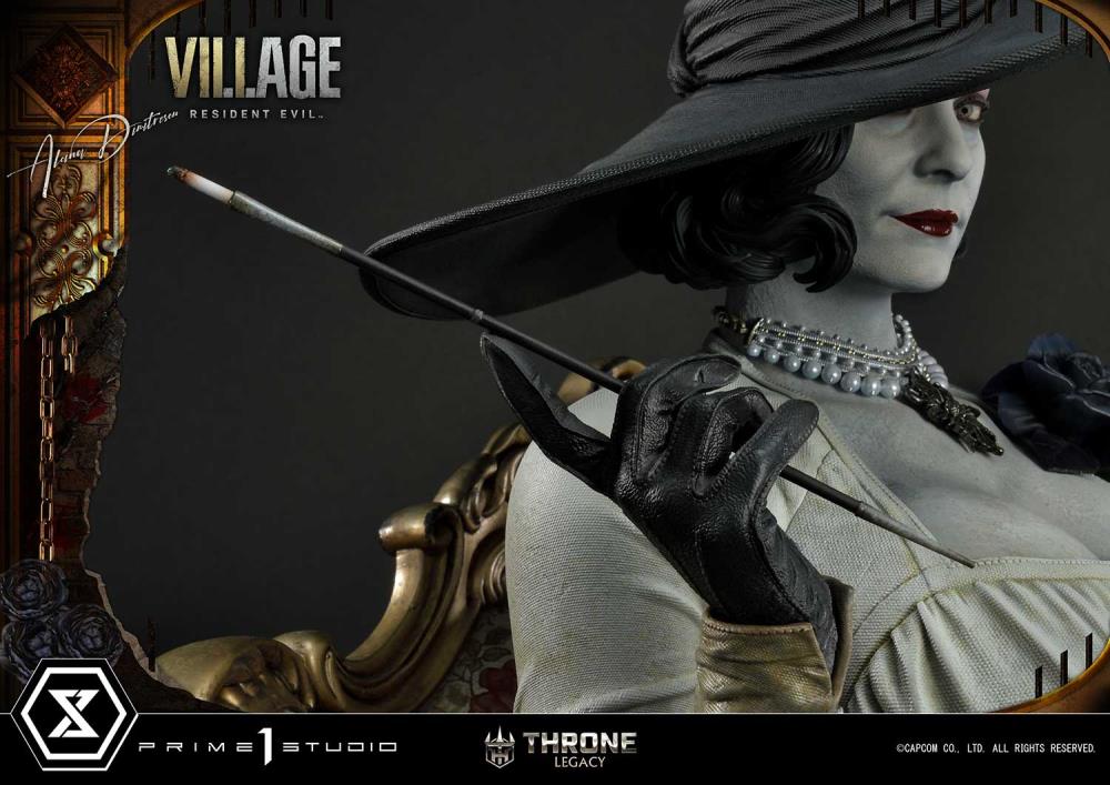 Resident Evil Village Throne Legacy Collection Alcina Dimitrescu (Deluxe Version) 1/4 Scale Statue Gallery Image 93
