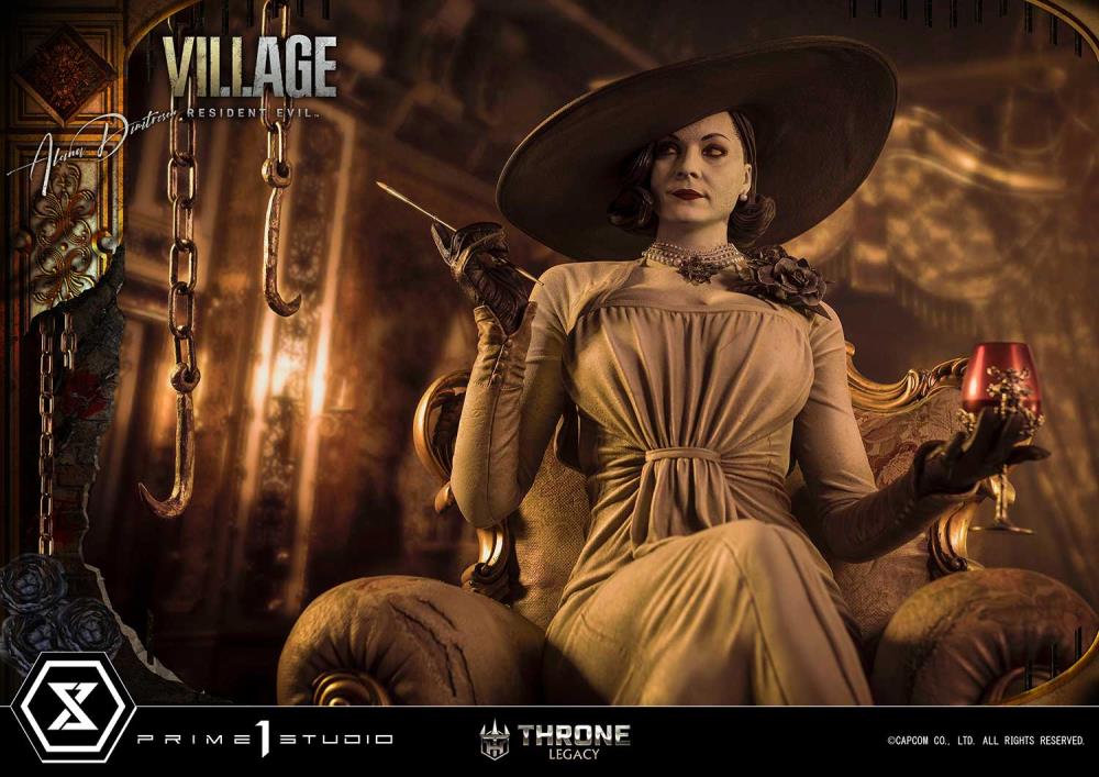 Resident Evil Village Throne Legacy Collection Alcina Dimitrescu (Deluxe Version) 1/4 Scale Statue Gallery Image 25