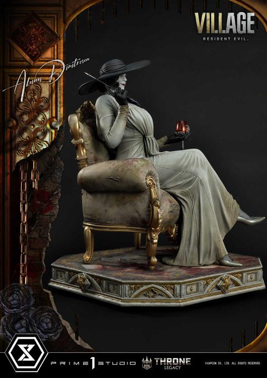 Resident Evil Village Throne Legacy Collection Alcina Dimitrescu (Deluxe Version) 1/4 Scale Statue Gallery Image 84