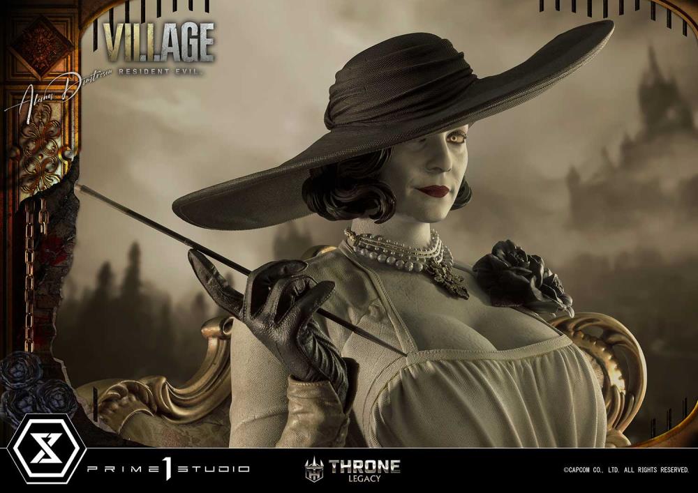 Resident Evil Village Throne Legacy Collection Alcina Dimitrescu (Deluxe Version) 1/4 Scale Statue Gallery Image 44