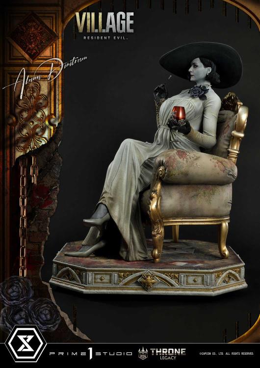Resident Evil Village Throne Legacy Collection Alcina Dimitrescu (Deluxe Version) 1/4 Scale Statue Gallery Image 81