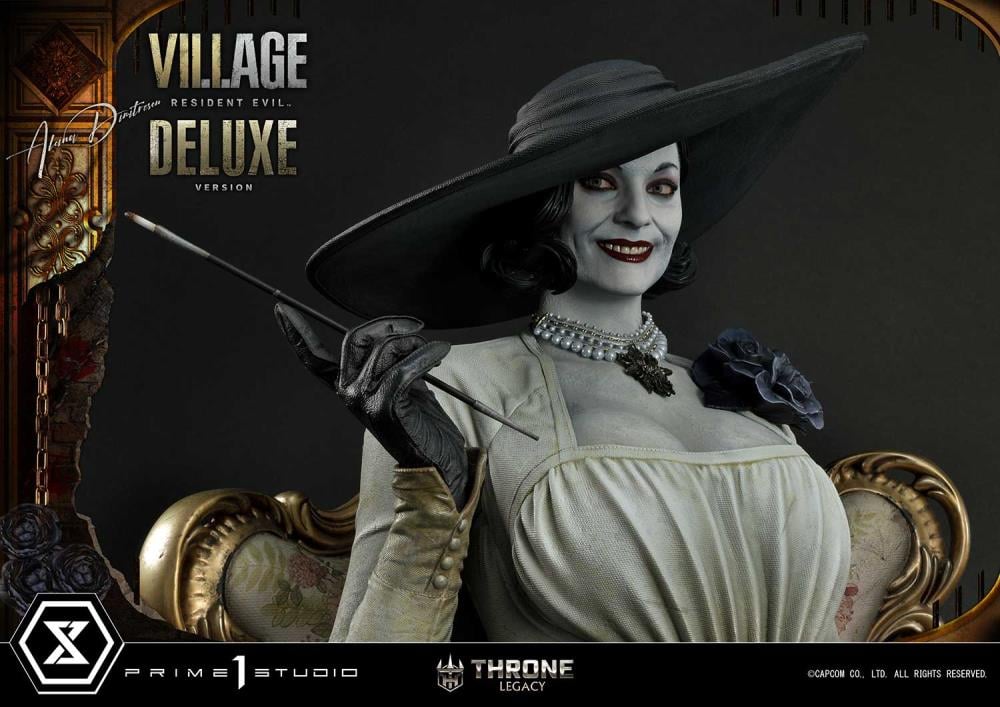 Resident Evil Village Throne Legacy Collection Alcina Dimitrescu (Deluxe Version) 1/4 Scale Statue Gallery Image 95