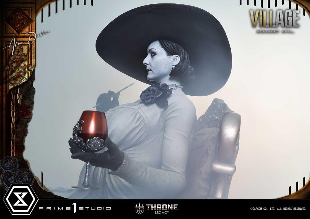 Resident Evil Village Throne Legacy Collection Alcina Dimitrescu (Deluxe Version) 1/4 Scale Statue Gallery Image 36