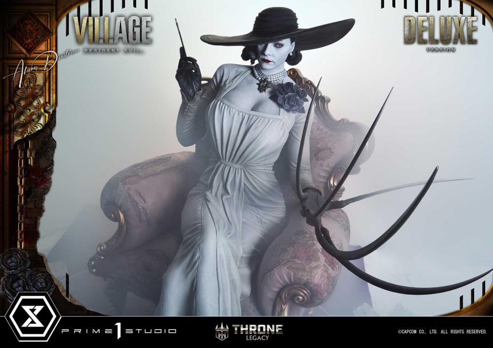 Resident Evil Village Throne Legacy Collection Alcina Dimitrescu (Deluxe Version) 1/4 Scale Statue Gallery Image 38