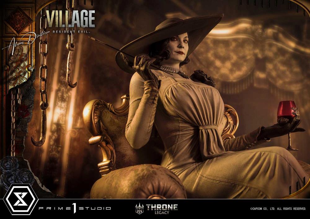 Resident Evil Village Throne Legacy Collection Alcina Dimitrescu (Deluxe Version) 1/4 Scale Statue Gallery Image 26