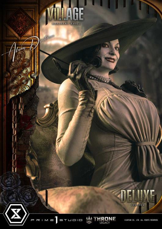 Resident Evil Village Throne Legacy Collection Alcina Dimitrescu (Deluxe Version) 1/4 Scale Statue Gallery Image 46