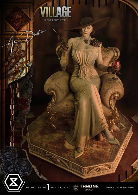 Resident Evil Village Throne Legacy Collection Alcina Dimitrescu (Deluxe Version) 1/4 Scale Statue Gallery Image 21