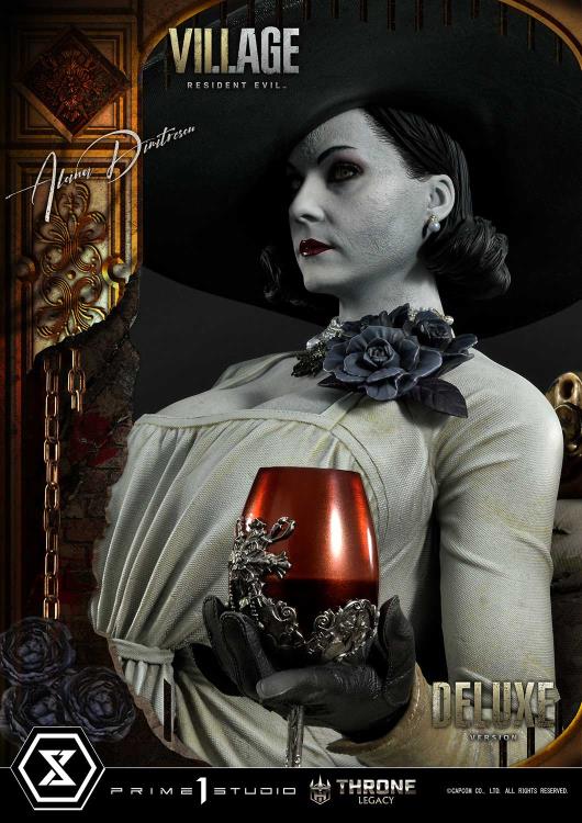 Resident Evil Village Throne Legacy Collection Alcina Dimitrescu (Deluxe Version) 1/4 Scale Statue Gallery Image 94