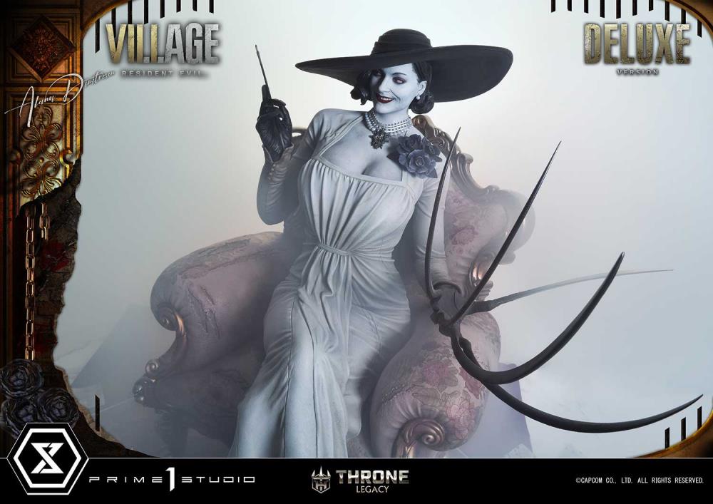 Resident Evil Village Throne Legacy Collection Alcina Dimitrescu (Deluxe Version) 1/4 Scale Statue Gallery Image 39