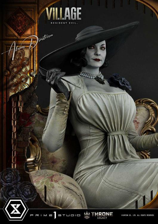 Resident Evil Village Throne Legacy Collection Alcina Dimitrescu (Deluxe Version) 1/4 Scale Statue Gallery Image 88