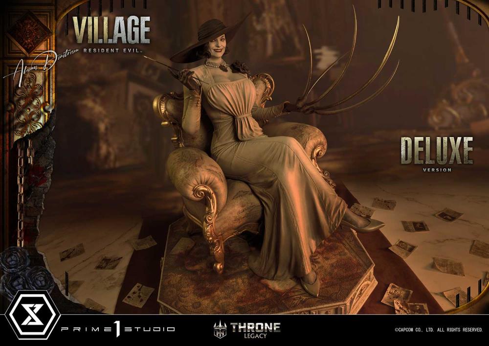 Resident Evil Village Throne Legacy Collection Alcina Dimitrescu (Deluxe Version) 1/4 Scale Statue Gallery Image 5