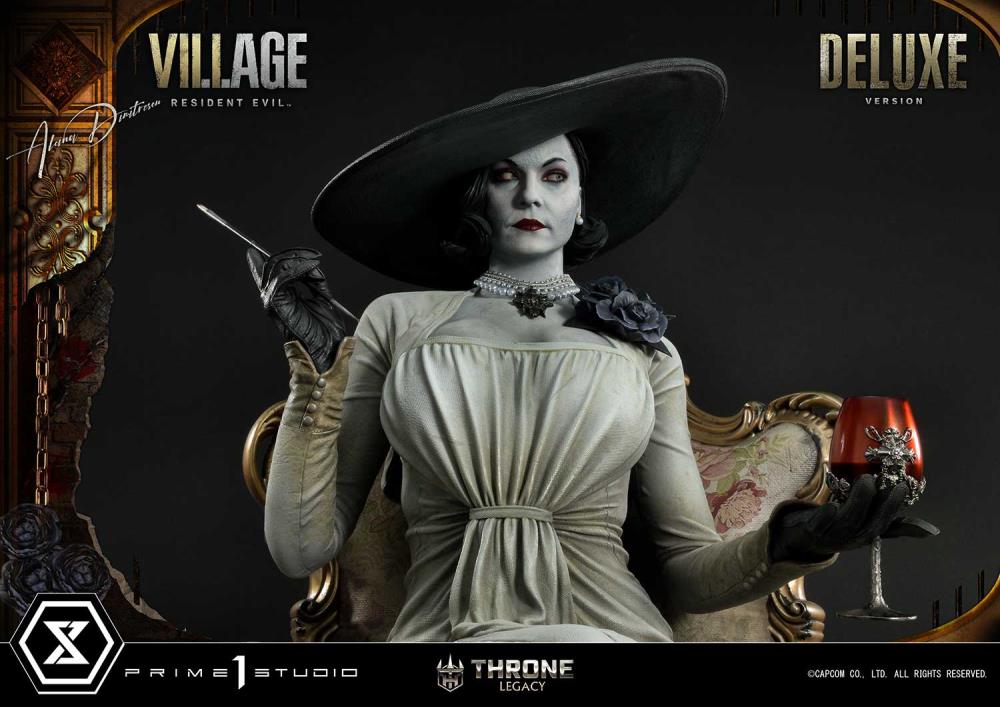 Resident Evil Village Throne Legacy Collection Alcina Dimitrescu (Deluxe Version) 1/4 Scale Statue Gallery Image 103