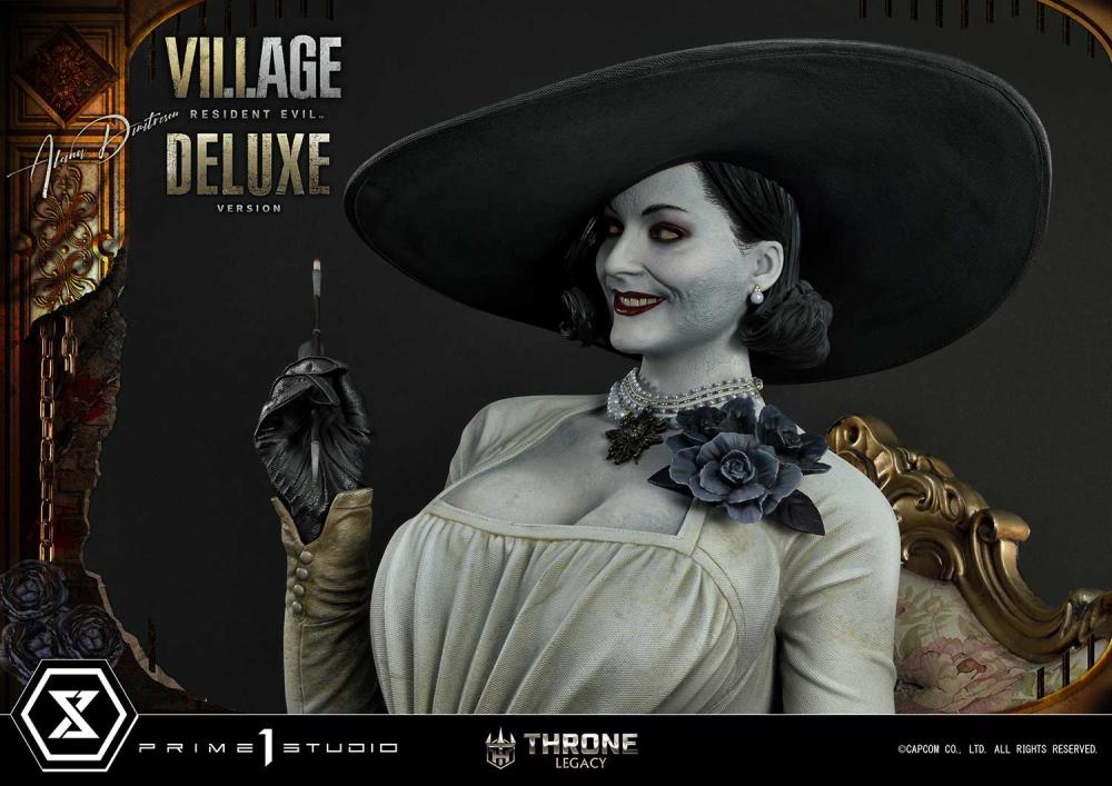 Resident Evil Village Throne Legacy Collection Alcina Dimitrescu (Deluxe Version) 1/4 Scale Statue Gallery Image 100