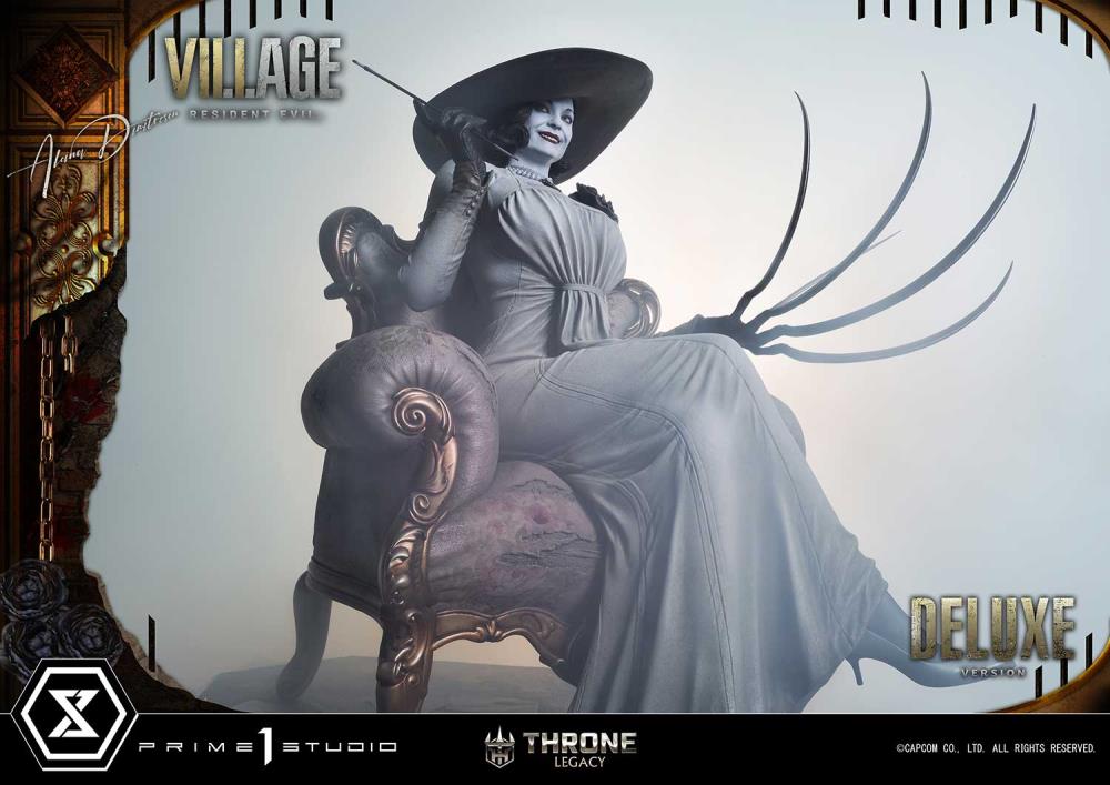 Resident Evil Village Throne Legacy Collection Alcina Dimitrescu (Deluxe Version) 1/4 Scale Statue Gallery Image 37