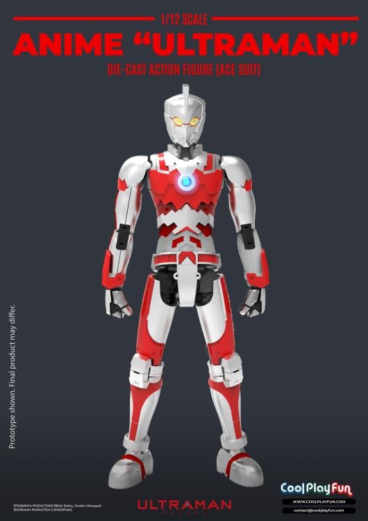 Ultraman (Ace Suit Ver.) 1/12 Scale Action Figure Gallery Image 3