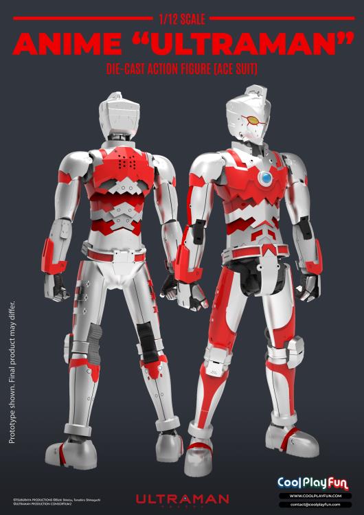 Ultraman (Ace Suit Ver.) 1/12 Scale Action Figure Gallery Image 4