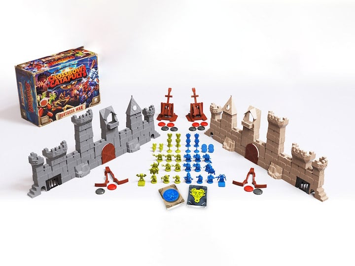 Crossbows & Catapults Fortress War Advanced Tabletop Game (with Bonus) Gallery Image 1