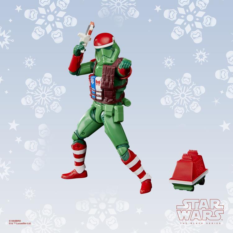 Star Wars: The Black Series 6" First Order Stormtrooper & Mouse Droid (Holiday Edition) Figure Gallery Image 4