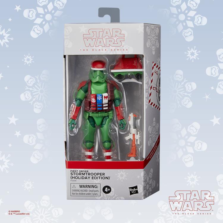 Star Wars: The Black Series 6" First Order Stormtrooper & Mouse Droid (Holiday Edition) Figure Gallery Image 8