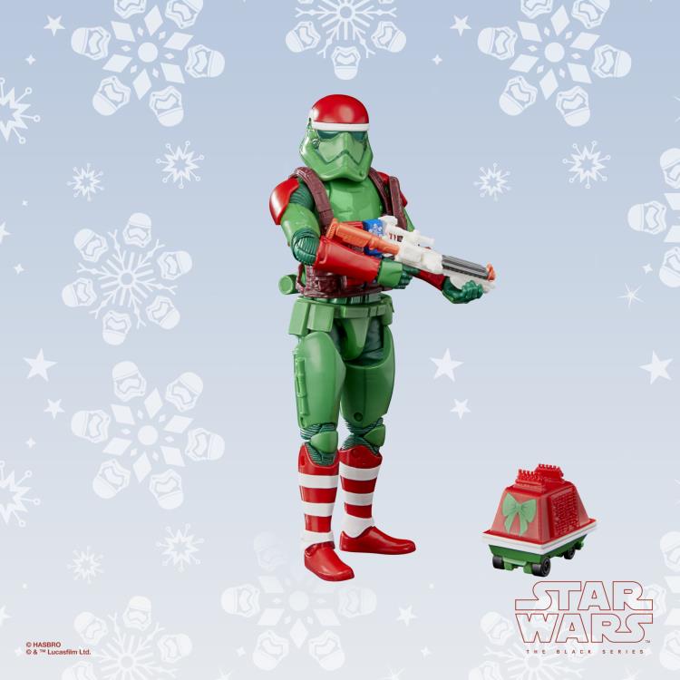 Star Wars: The Black Series 6" First Order Stormtrooper & Mouse Droid (Holiday Edition) Figure Gallery Image 6