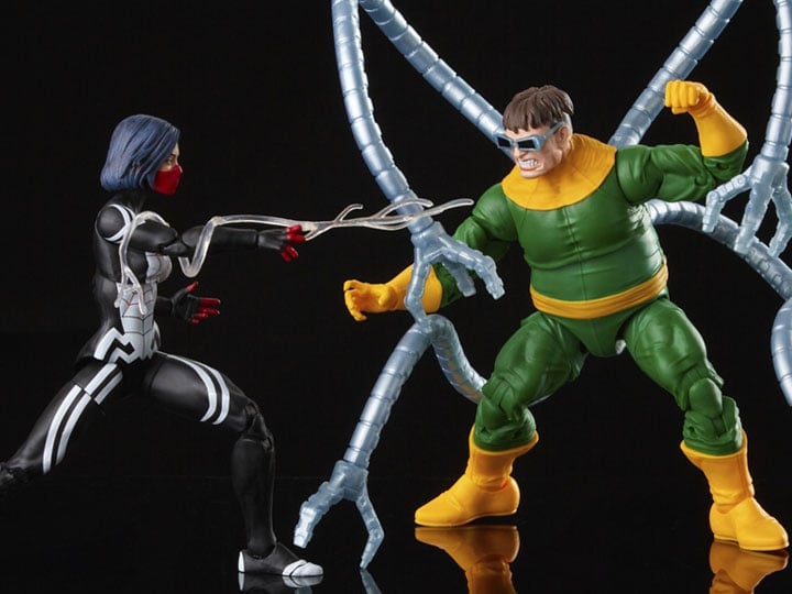 Spider-Man 60th Anniversary Marvel Legends Silk and Doctor Octopus