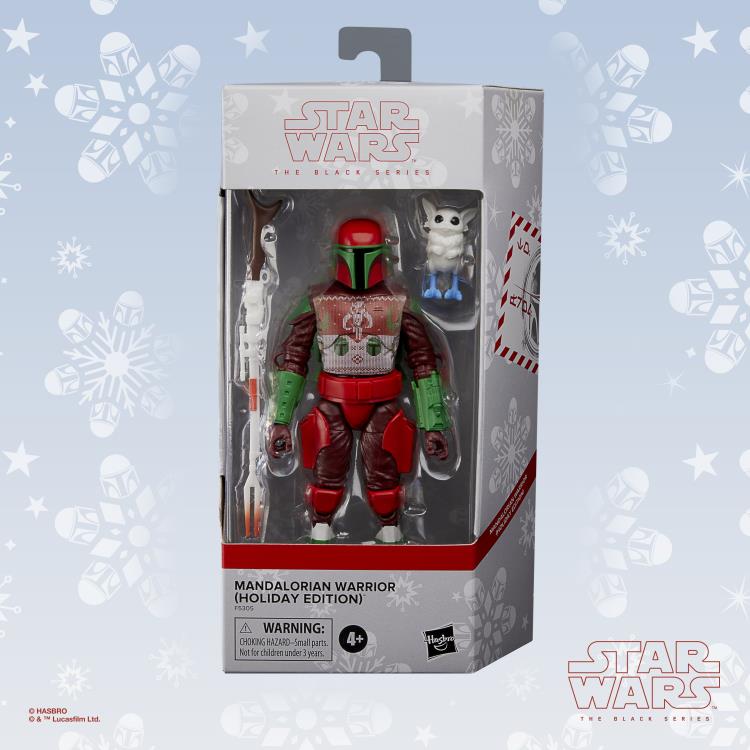 Star Wars: The Black Series 6" Mandalorian Warrior (Holiday Edition) Figure Gallery Image 9