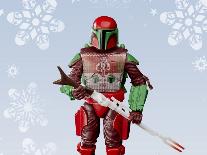 Star Wars: The Black Series 6" Mandalorian Warrior (Holiday Edition) Figure Gallery Image 1