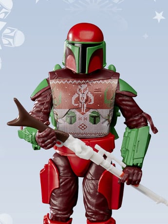 Star Wars: The Black Series 6" Mandalorian Warrior (Holiday Edition) Figure Gallery Image 2