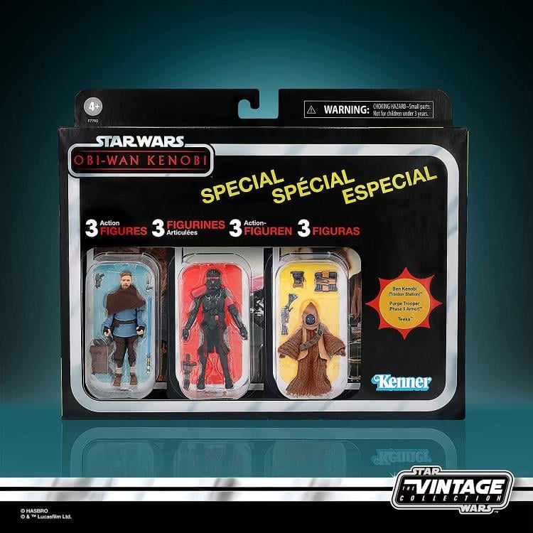Star Wars: The Vintage Collection Obi-Wan Kenobi Three-Pack Gallery Image 6