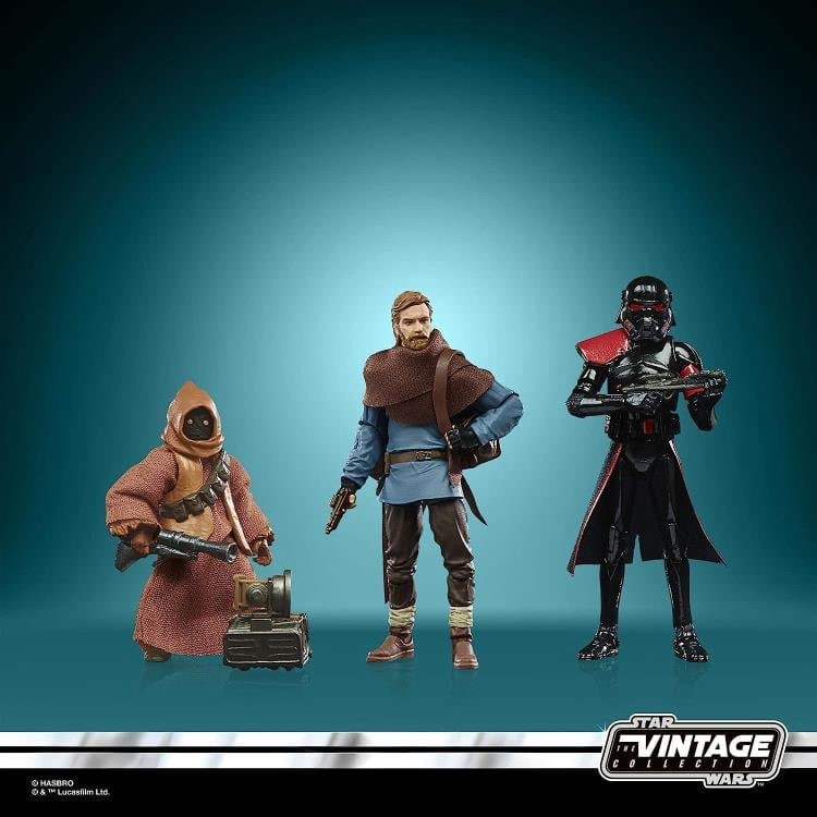 Star Wars: The Vintage Collection Obi-Wan Kenobi Three-Pack Gallery Image 4