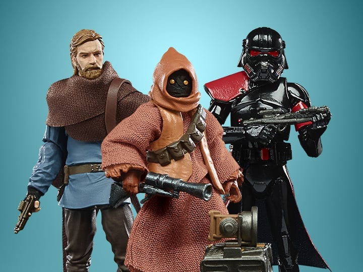 Star Wars: The Vintage Collection Obi-Wan Kenobi Three-Pack Gallery Image 1