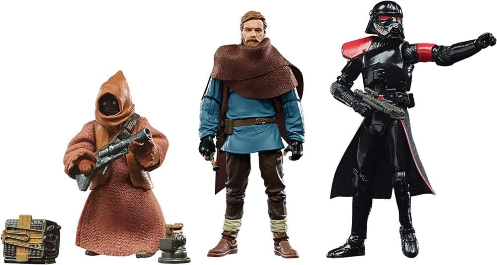 Star Wars: The Vintage Collection Obi-Wan Kenobi Three-Pack Gallery Image 3