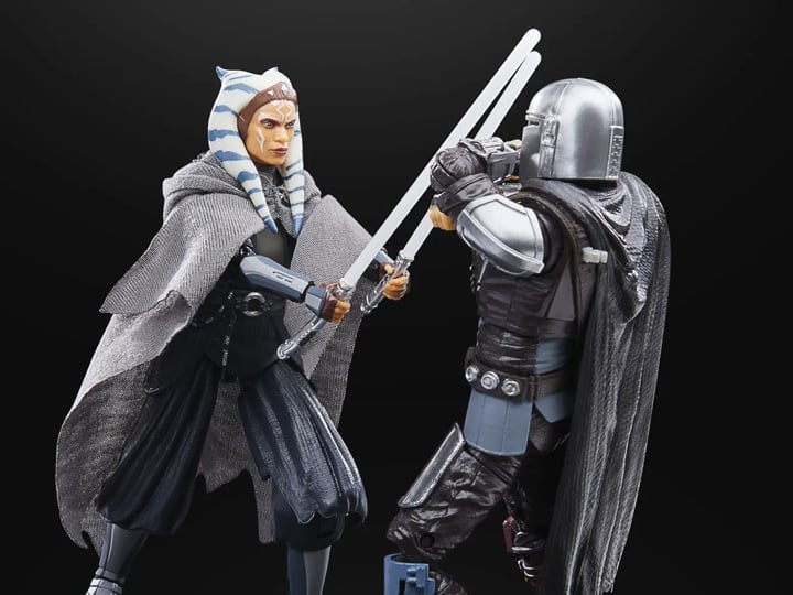Star Wars: The Black Series 6" The Mandalorian, Ahsoka Tano & Grogu Exclusive 3-Pack Gallery Image 1