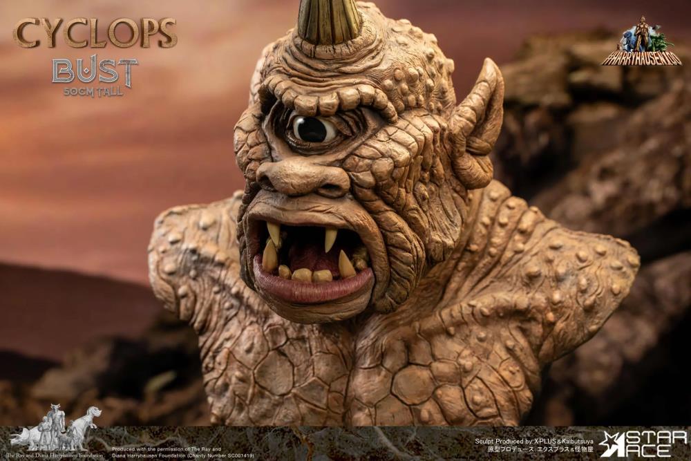 The 7th Voyage of Sinbad Ray Harryhausen Cyclops Bust Statue Gallery Image 16