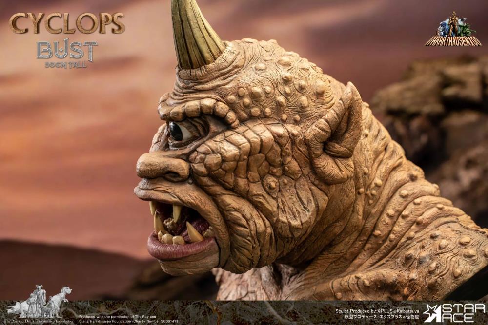 The 7th Voyage of Sinbad Ray Harryhausen Cyclops Bust Statue Gallery Image 15