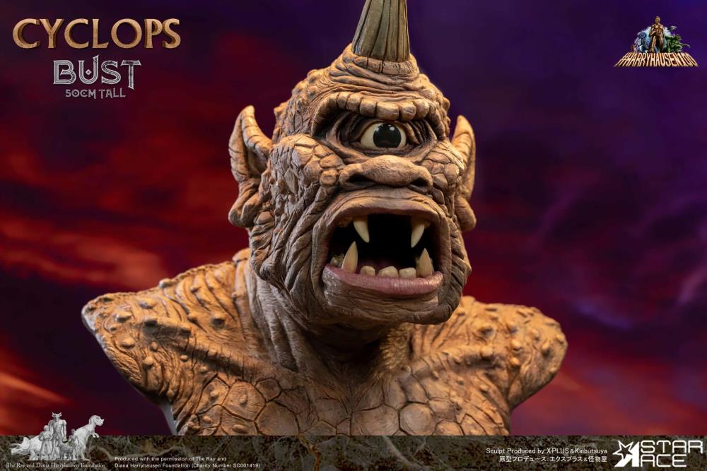 The 7th Voyage of Sinbad Ray Harryhausen Cyclops Bust Statue Gallery Image 3