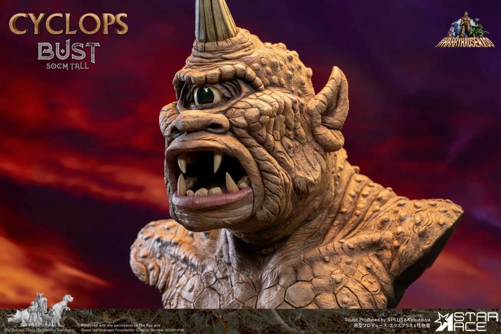 The 7th Voyage of Sinbad Ray Harryhausen Cyclops Bust Statue Gallery Image 4