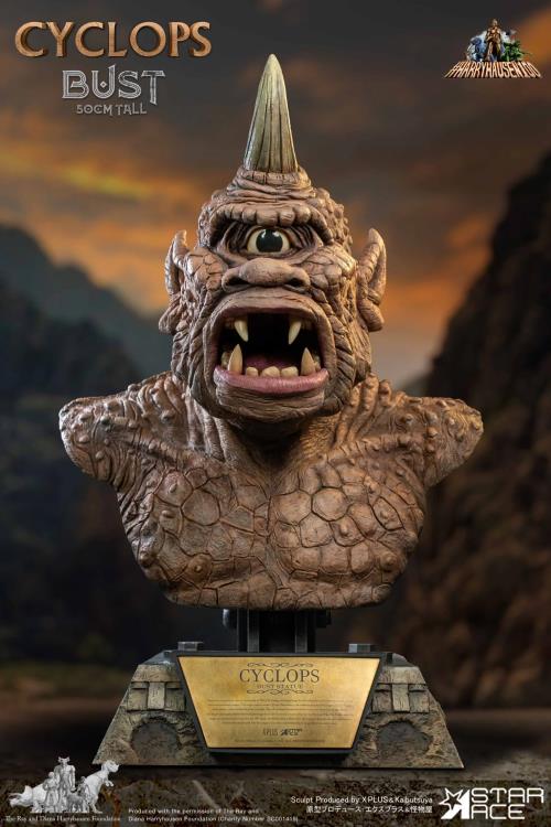 The 7th Voyage of Sinbad Ray Harryhausen Cyclops Bust Statue Gallery Image 7