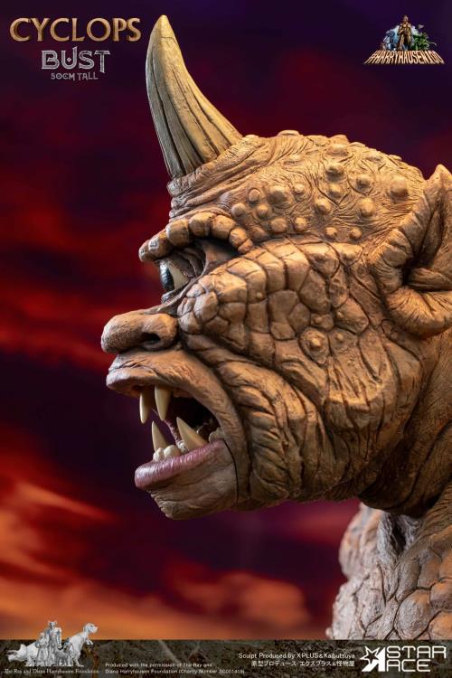 The 7th Voyage of Sinbad Ray Harryhausen Cyclops Bust Statue Gallery Image 5