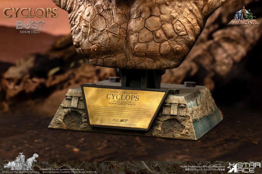 The 7th Voyage of Sinbad Ray Harryhausen Cyclops Bust Statue Gallery Image 17