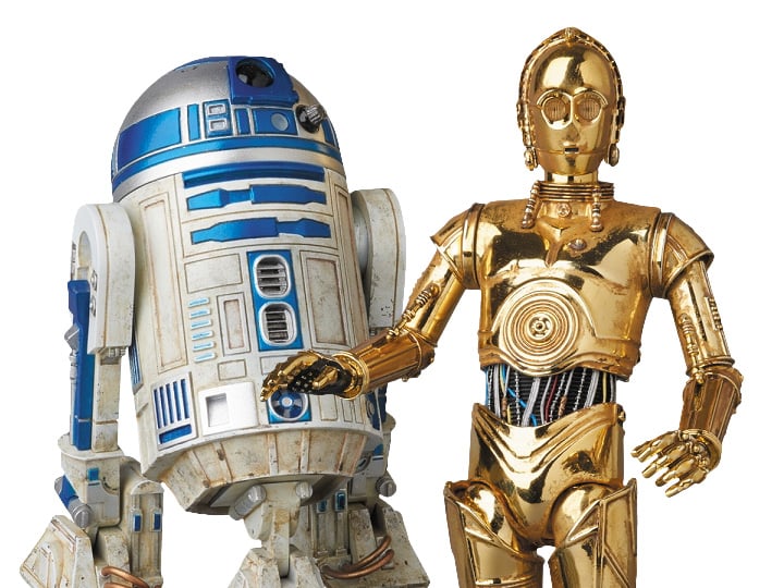 Star Wars MAFEX No. 012 C-3PO & R2-D2 Action Figures