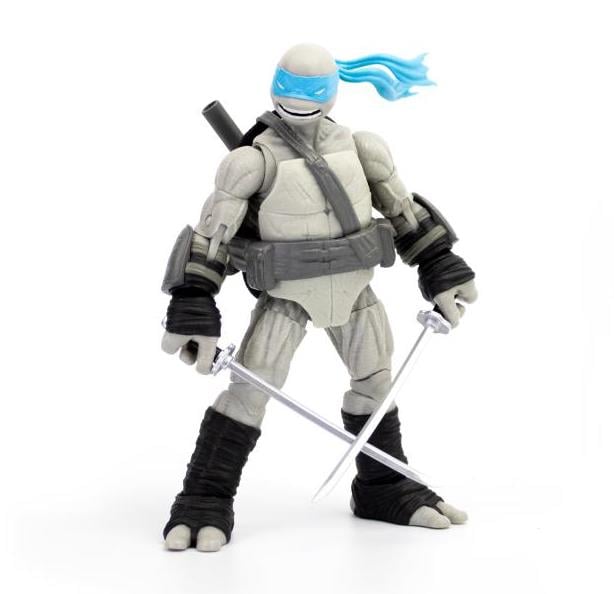 Teenage Mutant Ninja Turtles BST AXN (IDW Comic Black & White) SDCC 2023 Exclusive Figure Set Gallery Image 13