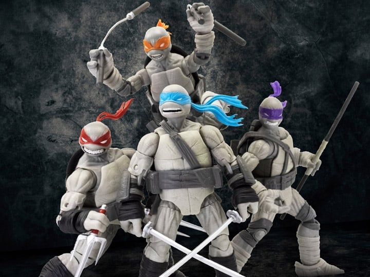 Teenage Mutant Ninja Turtles BST AXN (IDW Comic Black & White