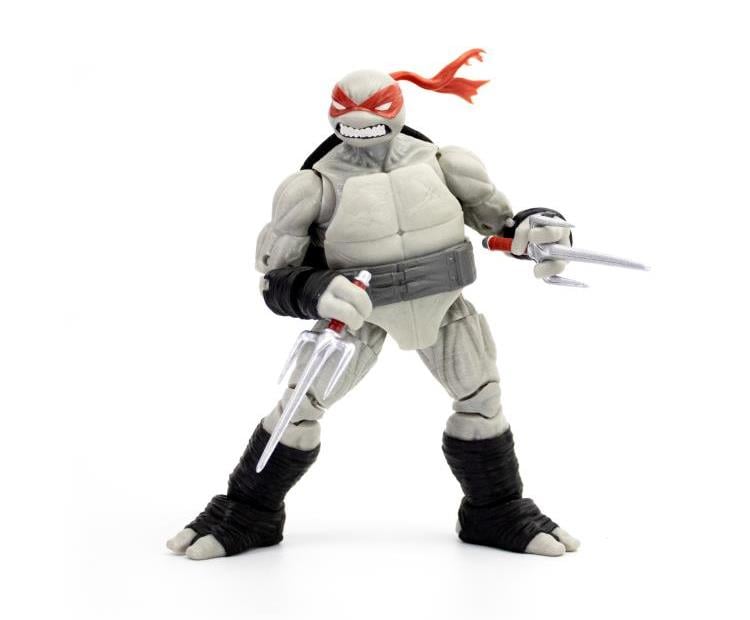 Teenage Mutant Ninja Turtles BST AXN (IDW Comic Black & White) SDCC 2023 Exclusive Figure Set Gallery Image 17