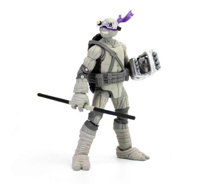 Teenage Mutant Ninja Turtles BST AXN (IDW Comic Black & White) SDCC 2023 Exclusive Figure Set Gallery Image 5