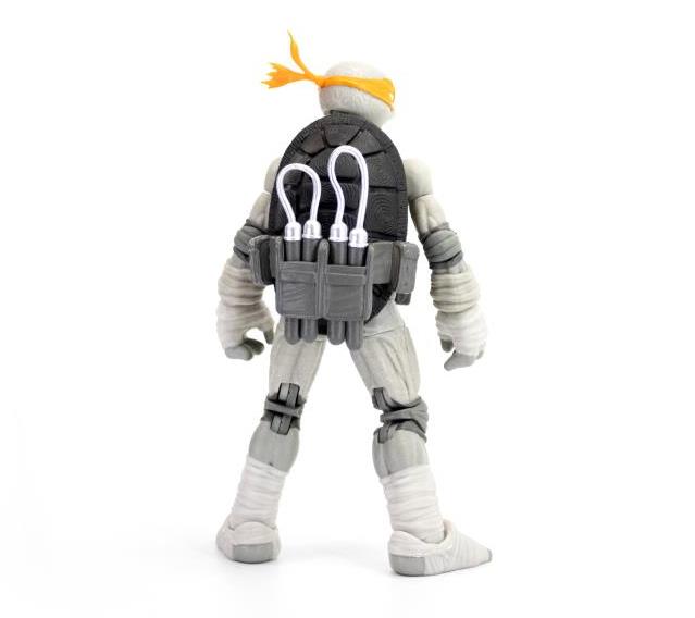 Teenage Mutant Ninja Turtles BST AXN (IDW Comic Black & White) SDCC 2023 Exclusive Figure Set Gallery Image 10