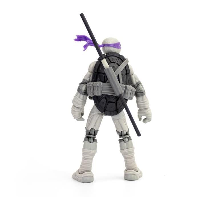 Teenage Mutant Ninja Turtles BST AXN (IDW Comic Black & White) SDCC 2023 Exclusive Figure Set Gallery Image 6